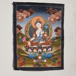 Thangka tibétaine blanche Tara