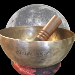 Bol Tibétain 7 métaux 1535grs Full Moon